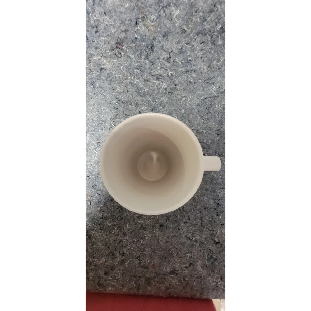 2006‎ Starbucks White Green Oringal Logo Cremica Coffe Tea 16 Oz Mug